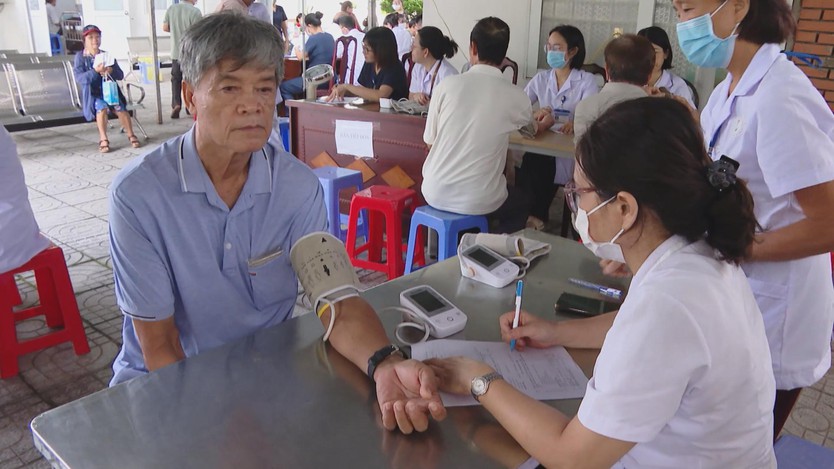 Phường Phước Thắng đứng đầu khu vực phía Đông Thành phố trong chương trình khám sức khỏe toàn dân - Ảnh 1.