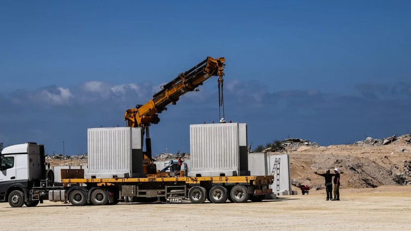 Israel xây dựng bức tường chia cắt Dải Gaza - Ảnh 2.