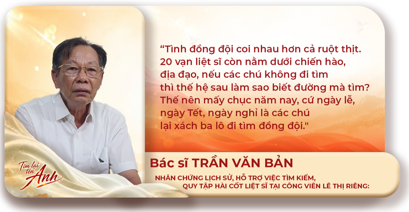 Chắt chiu từng kỷ vật: Đưa các anh về với vòng tay yêu thương- Ảnh 5.
