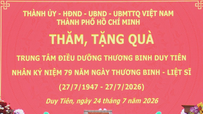 TP. Hồ Chí Minh tri ân thương binh, bệnh binh tại các trung tâm điều dưỡng ở tỉnh Ninh Bình - Ảnh 2.
