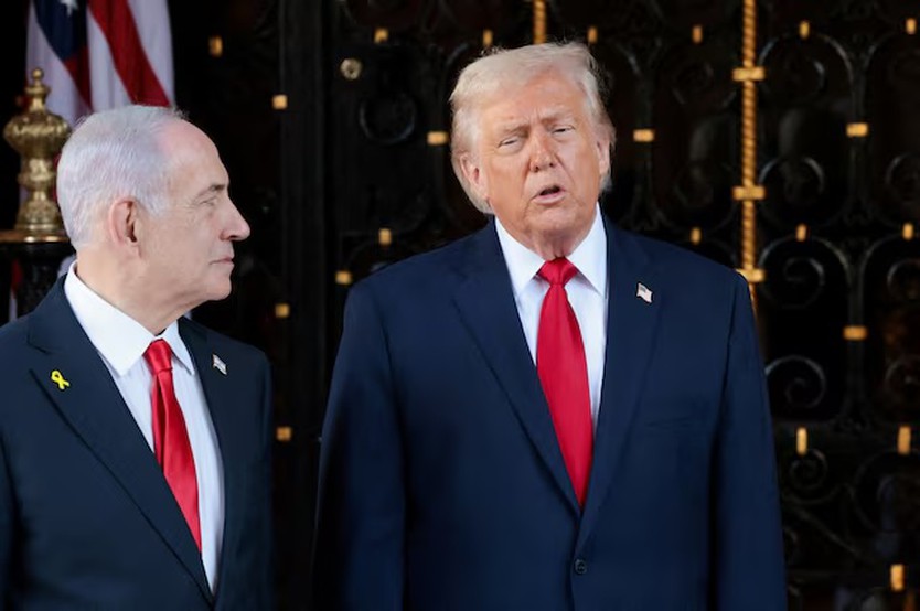 Thủ tướng Israel đến Mỹ hội đàm với Tổng thống Donald Trump - Ảnh 1.