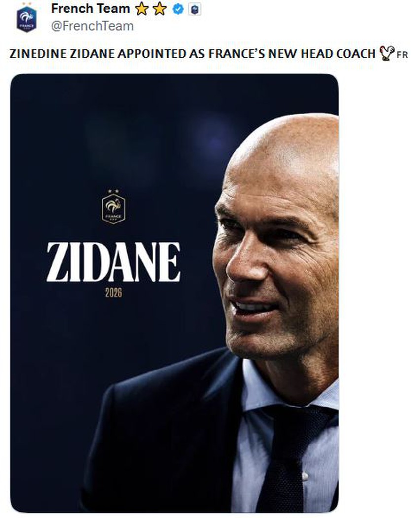 Zinedine Zidane chính thức dẫn dắt đội tuyển Pháp - Ảnh 4.