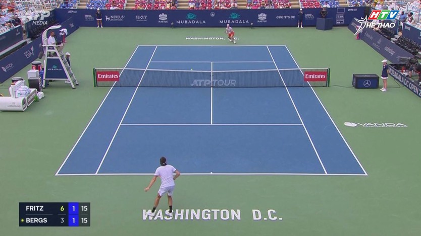 Taylor Fritz và Lorenzo Musetti thắng trận mở màn tại ATP Mubadala DC Open - Ảnh 4.