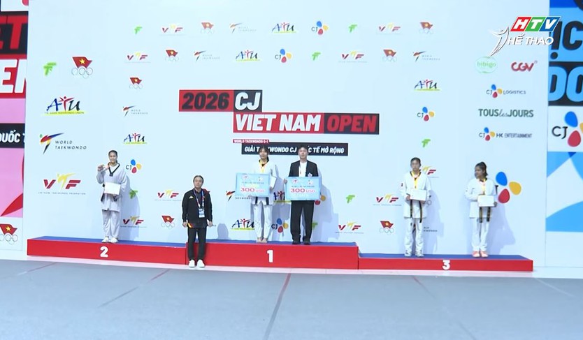 Việt Nam đứng nhất toàn đoàn tại giải Taekwondo quốc tế CJ Vietnam Open 2026 - Ảnh 9.