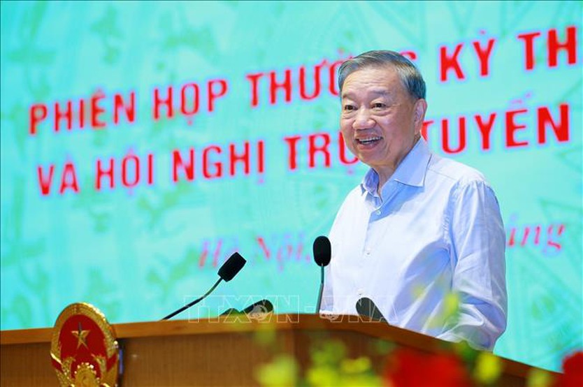 Toàn văn phát biểu của Tổng Bí thư, Chủ tịch nước Tô Lâm tại Hội nghị Chính phủ với các địa phương - Ảnh 1.