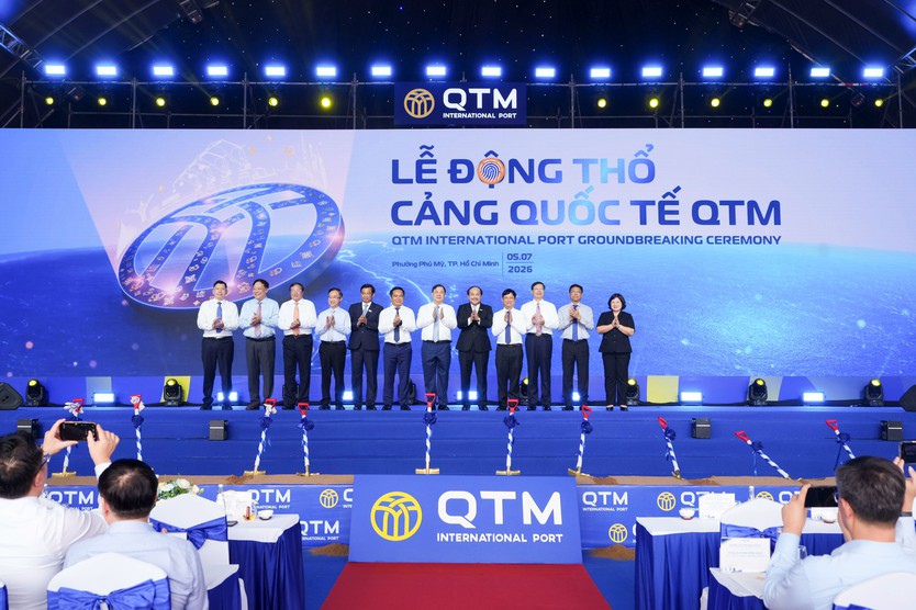 Động thổ cảng quốc tế QTM gần 6.900 tỷ đồng tại cụm Cảng Cái Mép - Thị Vải - Ảnh 2.