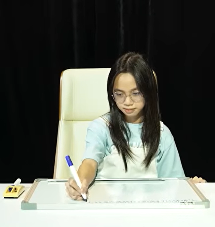 Hoàng Oanh choáng ngợp với Siêu tài năng nhí Minh Thư nhớ 2.026 chữ số của Pi- Ảnh 2.