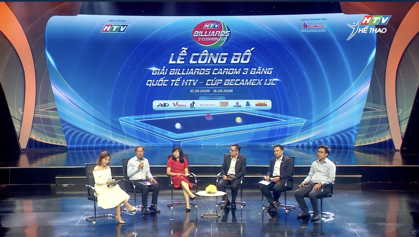 Lễ công bố Billiards Carom 3 băng Quốc tế HTV 2026- Ảnh 7.
