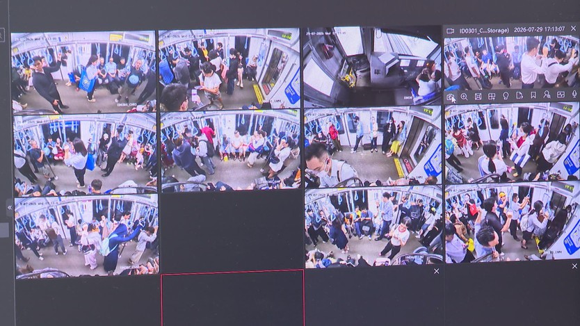 Tăng cường giám sát an ninh, Metro số 1 vận hành Trung tâm camera mới - Ảnh 3.