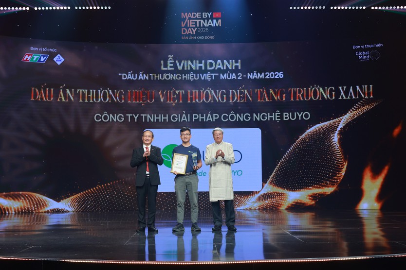 BUYO được xướng tên ở hạng mục "Dấu ấn Thương hiệu Việt hướng đến Tăng trưởng xanh" của Made by Vietnam 2026 - Ảnh 1.