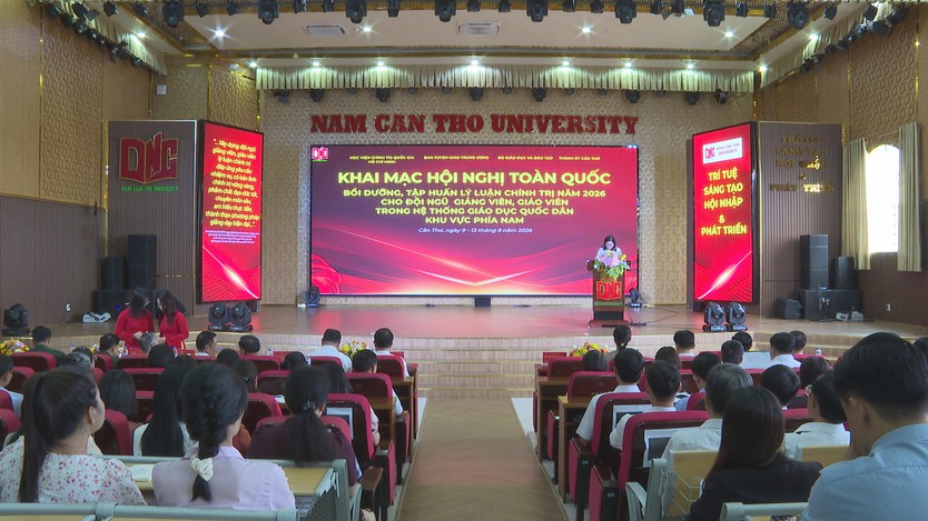 Khai mạc Hội nghị toàn quốc bồi dưỡng lý luận chính trị năm 2026 - Ảnh 1.