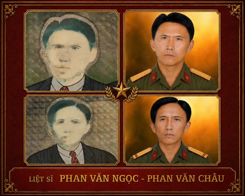Những bức di ảnh đưa liệt sĩ trở về với người thân- Ảnh 5.