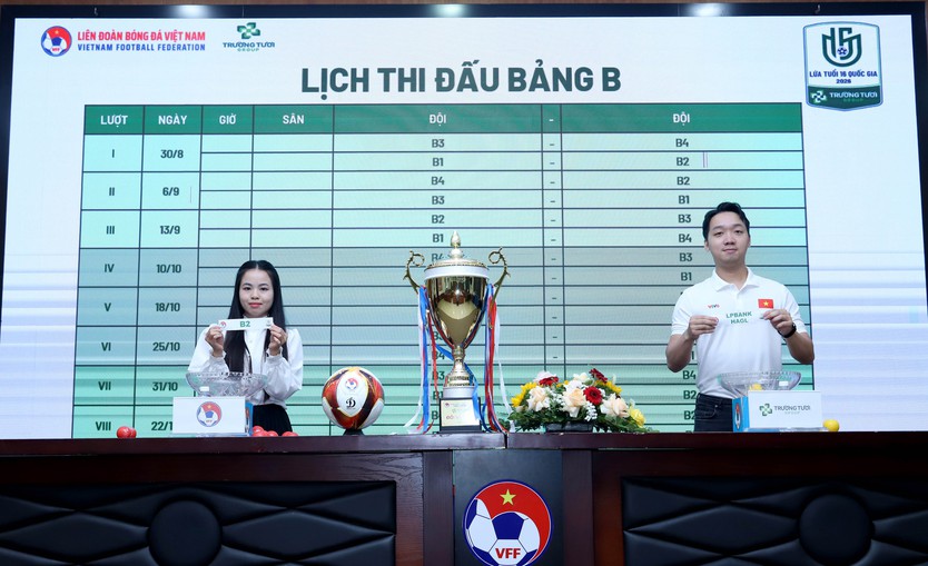 Bốc thăm xếp lịch Giải bóng đá Vô địch lứa tuổi 16 Quốc gia – Trường Tươi Cup 2026 - Ảnh 4.