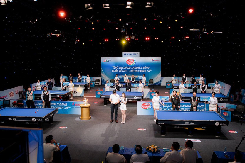 Khai mạc VCK giải Billiards Carom 3 băng quốc tế HTV 2026 - Cúp Becamex IJC- Ảnh 1.