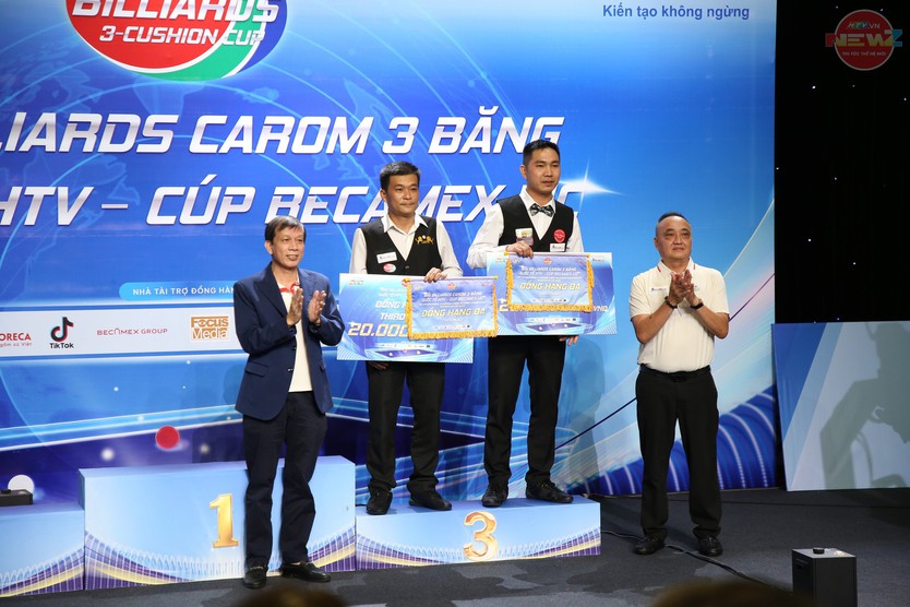 Tay cơ Trần Thanh Lực lên ngôi vô địch Giải Billiards Carom 3 băng Quốc tế HTV 2026 - Cúp Becamex IJC- Ảnh 3.