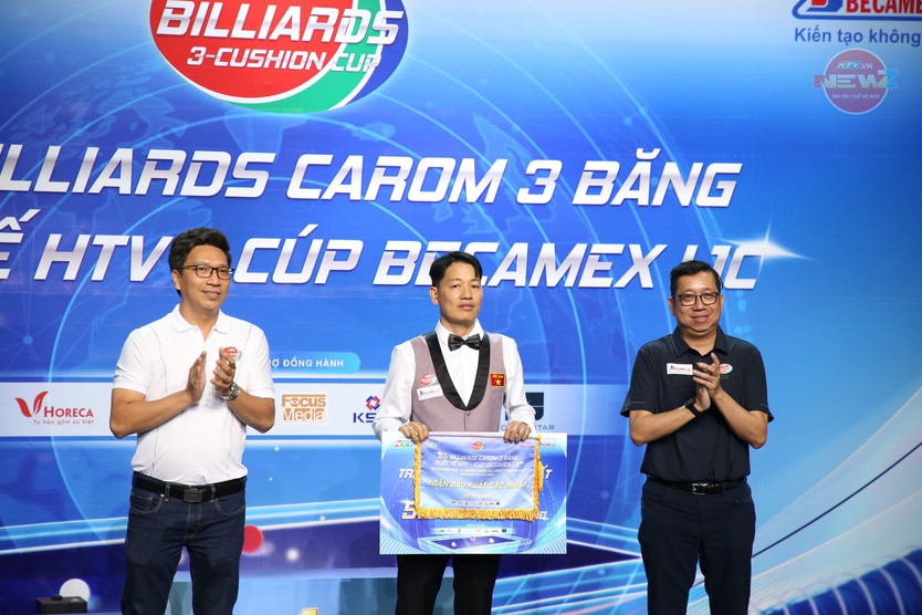Tay cơ Trần Thanh Lực lên ngôi vô địch Giải Billiards Carom 3 băng Quốc tế HTV 2026 - Cúp Becamex IJC- Ảnh 4.