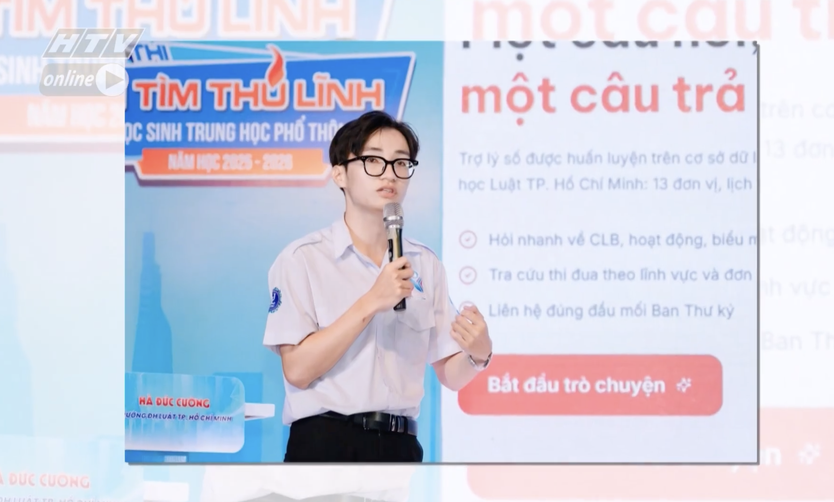 Vườn sao mai: Hà Đức Cường thủ lĩnh sinh viên TP. Hồ Chí Minh 2026 - Ảnh 3.