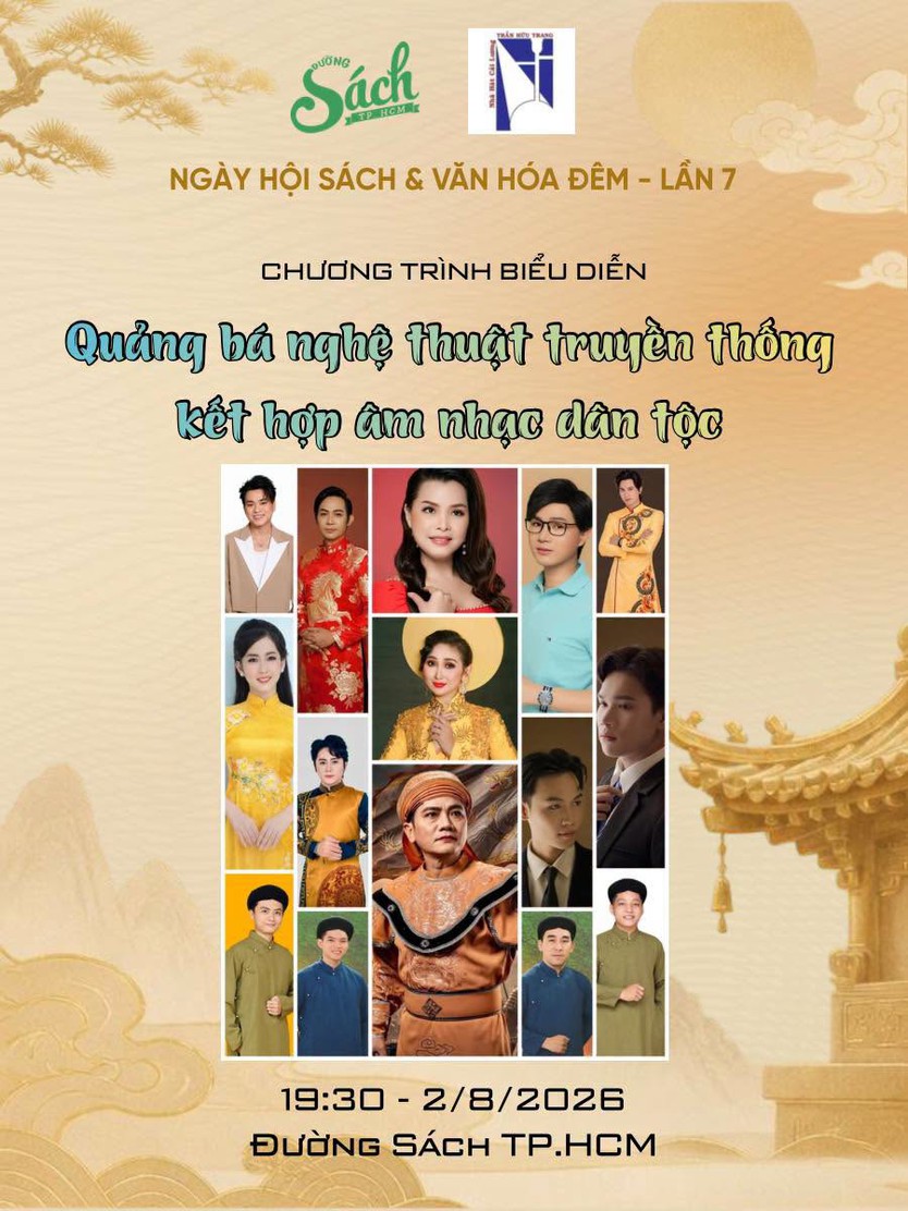 Đêm nghệ thuật cải lương tại Ngày hội sách và Văn hóa đêm - Ảnh 1.