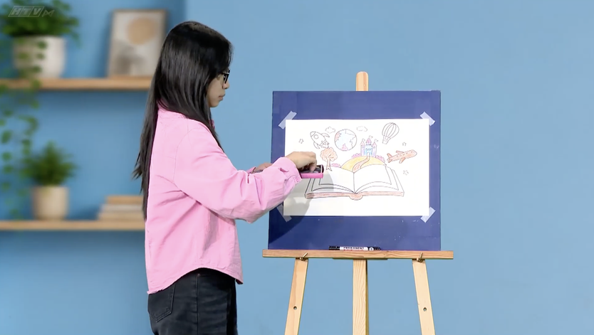 Góc nhỏ kỳ diệu: Học vẽ trang sách 3D - Ảnh 3.