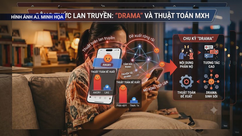 Khi “drama” trở thành cỗ máy sinh lời trên mạng xã hội - Ảnh 2.