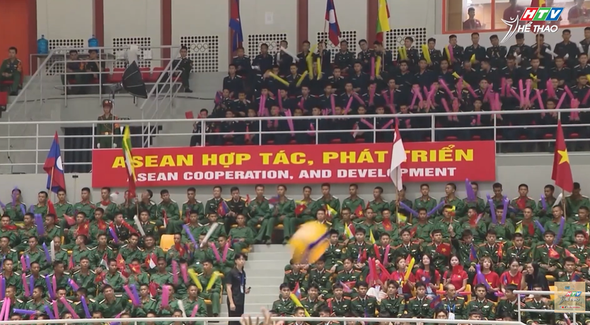 Khai mạc Giải bóng chuyền Quân đội các nước ASEAN mở rộng - Ảnh 12.