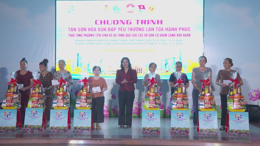 Phường Tân Sơn Hòa: “Bài ca độc lập, khát vọng thịnh vượng” kết nối cộng đồng - Ảnh 1.