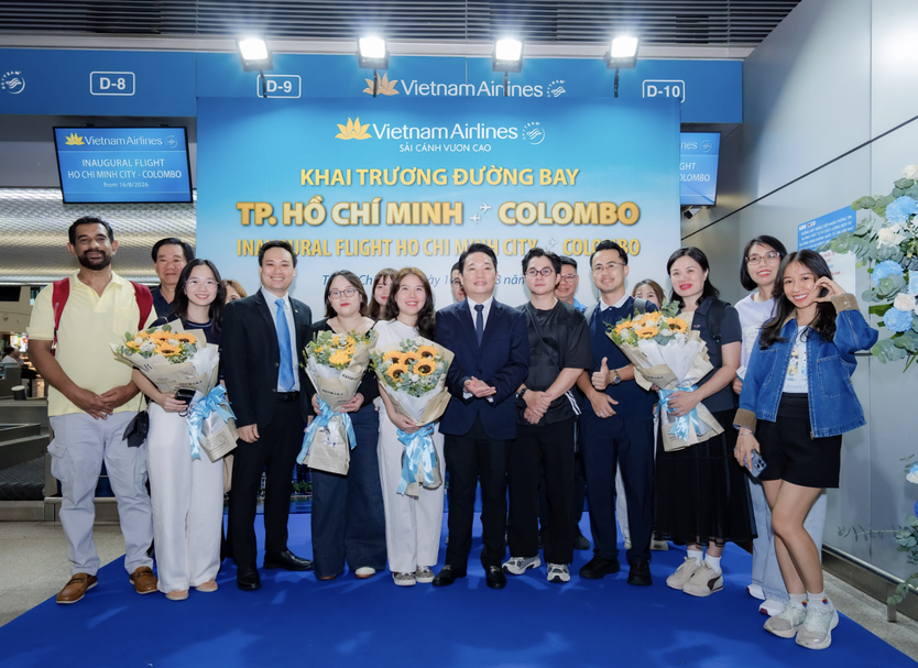 Vietnam Airlines chính thức khai trương đường bay TP. Hồ Chí Minh - Colombo - Ảnh 5.