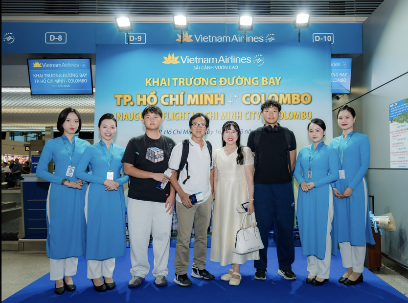 Vietnam Airlines chính thức khai trương đường bay TP. Hồ Chí Minh - Colombo - Ảnh 4.