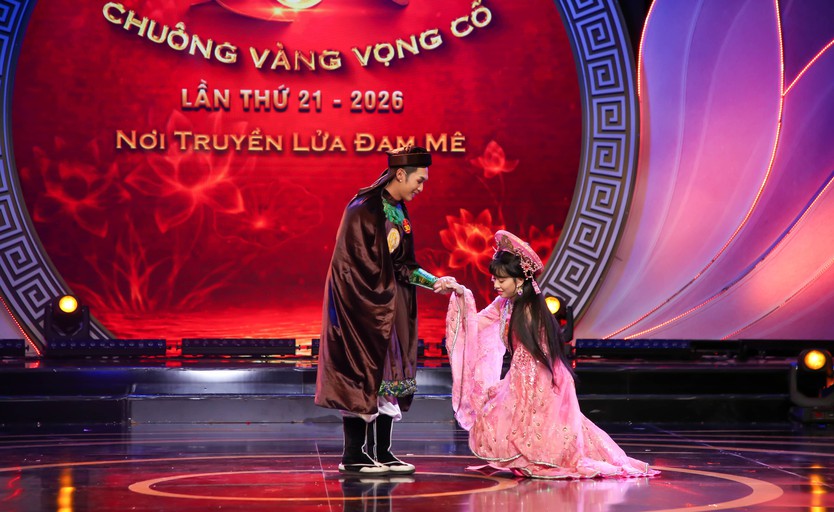 Chuông vàng vọng cổ 2026: Đêm Tuyển chọn 4 - Đong đầy cảm xúc "Vẹn một chữ tình" - Ảnh 1.