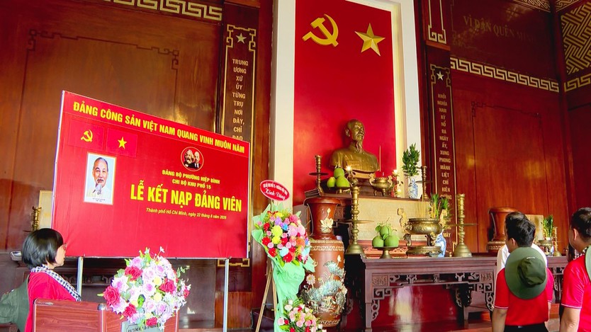 Phường Hiệp Bình: Tạo nguồn lực và bồi dưỡng đảng viên tại địa bàn dân cư - Ảnh 1.