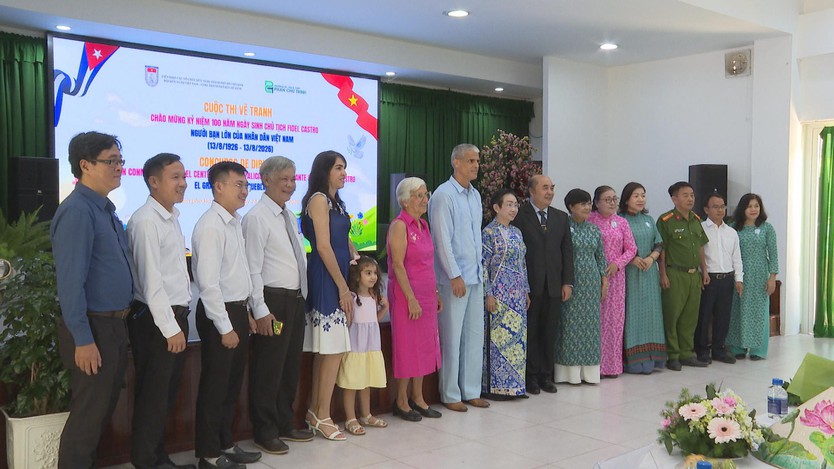 TP. Hồ Chí Minh - Nắm tay bè bạn: Mối tình Việt Nam - Cuba trong mắt trẻ em - Ảnh 1.