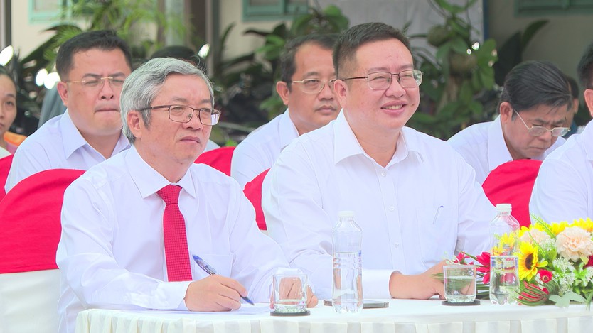Nhà Bè khởi công nâng cấp, sửa chữa Trường THCS Lê Thành Công  - Ảnh 1.