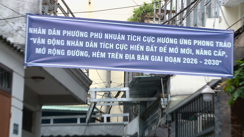 Hiến đất mở hẻm: Chính quyền lắng nghe, lòng dân đồng thuận - Ảnh 1.
