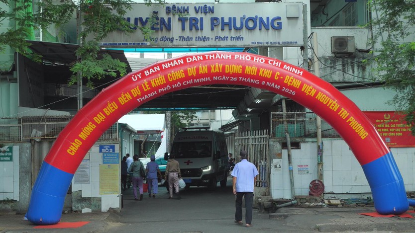 Khởi công khối nhà C, tăng cường năng lực điều trị tại Bệnh viện Nguyễn Tri Phương - Ảnh 1.