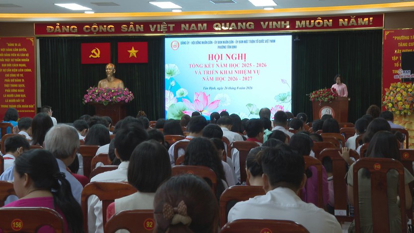 TP. Hồ Chí Minh - Phường Tân Định triển khai nhiệm vụ năm học mới - Ảnh 1.