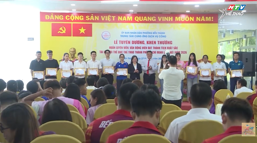 Tuyên dương HLV, VĐV đạt thành tích cao tại Đại hội TDTT TP. Hồ Chí Minh 2026 - Ảnh 1.