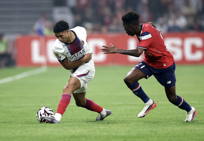 Marquinhos ghi bàn phút bù giờ, PSG hòa kịch tính Lille 2-2- Ảnh 1.