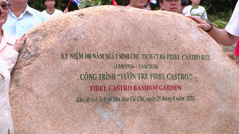 Khánh thành “Vườn tre Fidel Castro” tại Địa đạo Củ Chi: Gieo mầm xanh tình hữu nghị Việt Nam - Cuba- Ảnh 3.