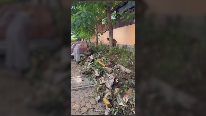 Biến điểm đen về rác thành "Vườn cây Đại đoàn kết"- Ảnh 4.