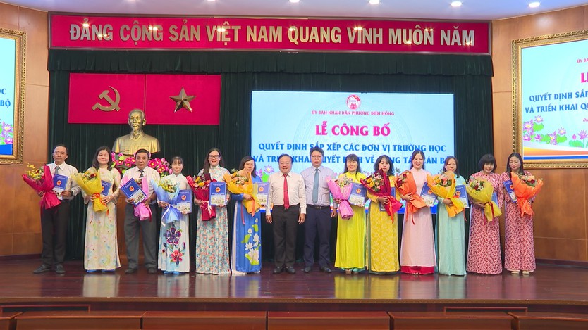 Phường Diên Hồng sắp xếp lại mạng lưới trường học- Ảnh 2.