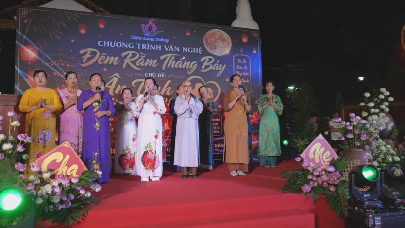 Lan tỏa giá trị hiếu đạo trong mùa Vu Lan tại chùa Long Thắng - Ảnh 1.