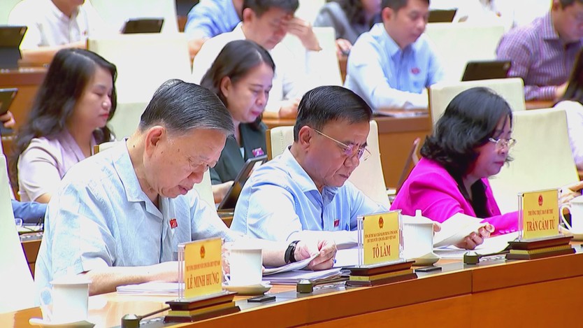 Quốc hội nghe báo cáo tại hội trường 2 dự thảo luật - Ảnh 2.