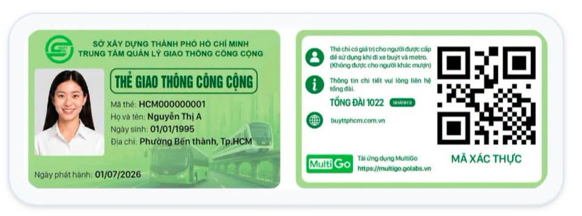 TP. Hồ Chí Minh phát hành thẻ giao thông công cộng mới - Ảnh 1.