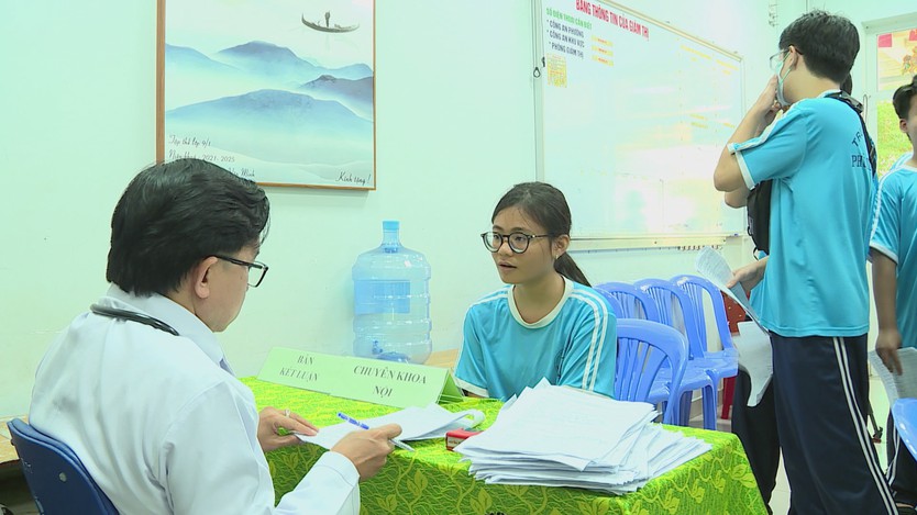 Khám sức khỏe học sinh trước năm học mới - Ảnh 2.