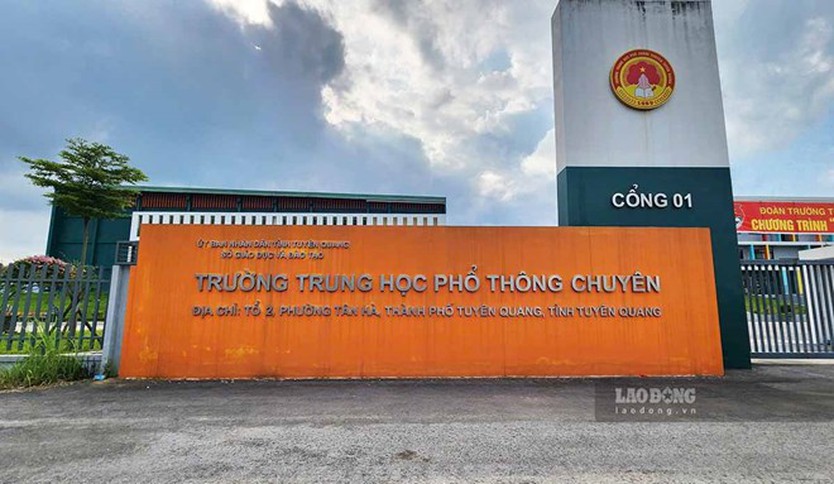 Công bố phương án xử lý với thí sinh điểm thi THPT chuyên Tuyên Quang - Ảnh 1.