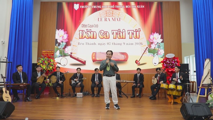 Đờn ca tài tử được đưa vào giảng dạy trong nhà trường tại TP. Hồ Chí Minh  - Ảnh 1.
