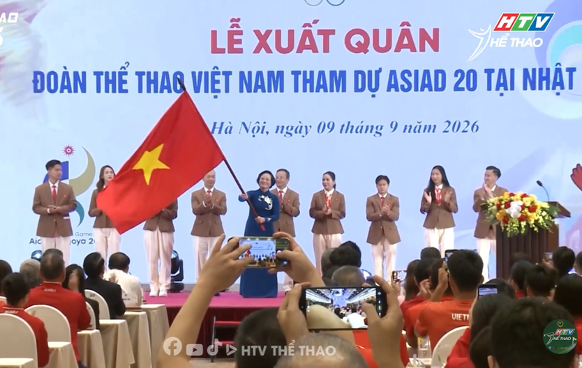 Lễ xuất quân Đoàn Thể thao Việt Nam dự ASIAD 20 - Ảnh 12.
