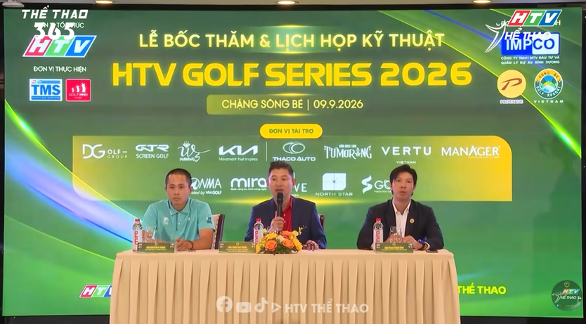 Chờ đợi các cặp đấu hấp dẫn tại HTV Golf Series 2026 chặng Sông Bé - Ảnh 1.
