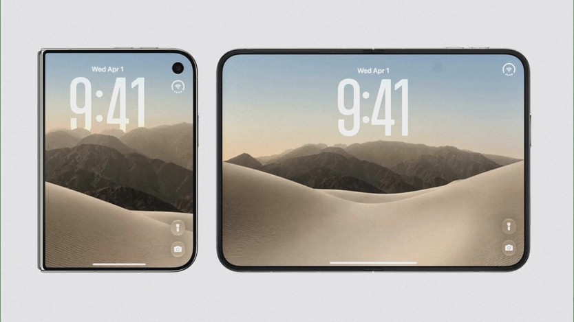Apple ra mắt iPhone gập đầu tiên - Ảnh 1.