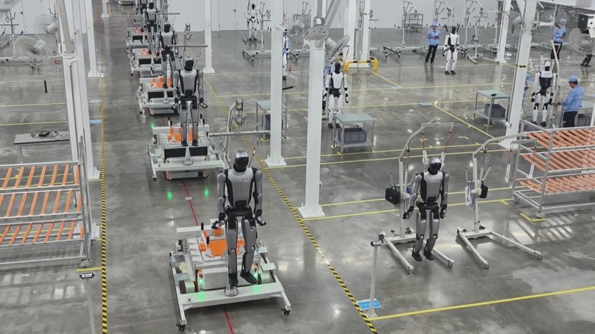 Nhà máy "robot sản xuất robot" đầu tiên ở Quảng Tây, Trung Quốc - Ảnh 2.